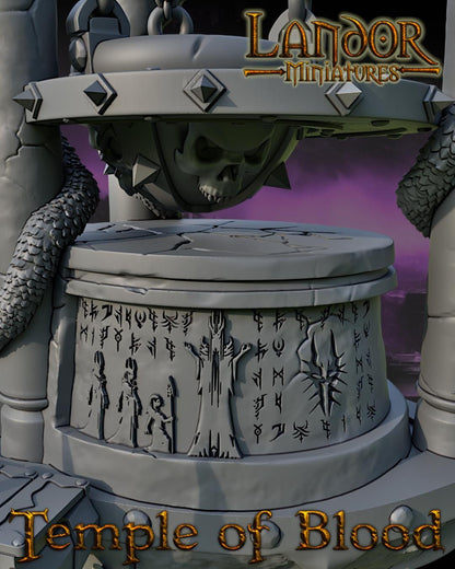 Temple of Blood, Modular Dark Elven miniatures by Landor Miniatures! Dark Elves for Fantasy Wargames