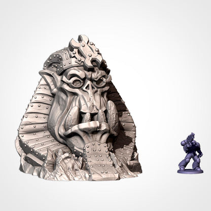 Modular ORCISH MONUMENTS Txarli Factor Terrain Monument Set, Perfect for Tabletop Wargames