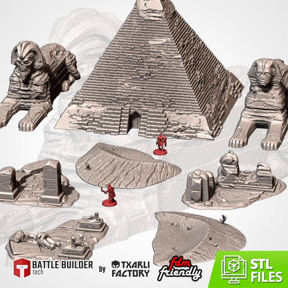 EGYPTIAN Modular Wargaming Ancient World Terrain by Txarli Factory for Tabletop Wargames