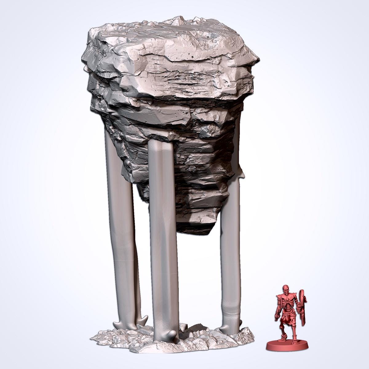 Modular FLOATING ROCKS Txarli Factory Fantasy Dimension Terrain, Gravitational Anomaly Set, Perfect for Tabletop Wargames