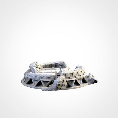 Modular NUCLEAR PLANTS Txarli Factory Sci-Fi Building modular Industrial Set, Perfect for Tabletop Wargames