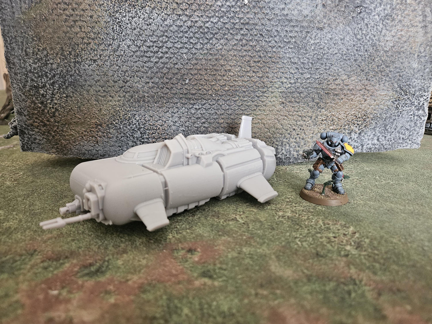 Palatinii Grav Tank, Multipart Sci-Fi Vehicle by ThatEvilOne, Sci-fi Wargames Proxy,