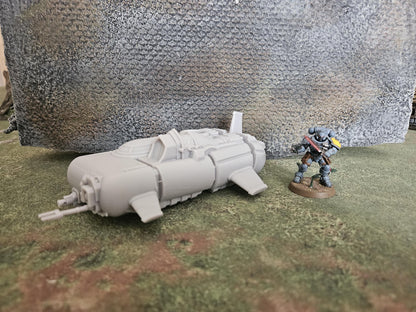 Palatinii Grav Tank, Multipart Sci-Fi Vehicle by ThatEvilOne, Sci-fi Wargames Proxy,