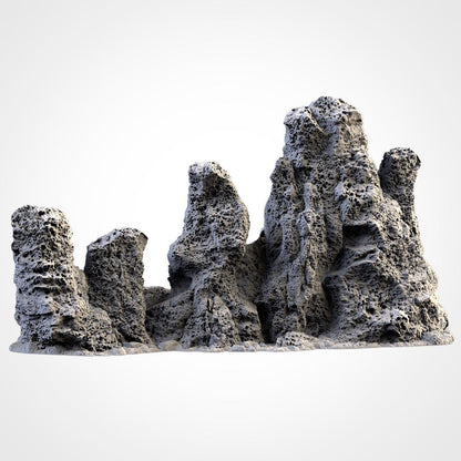 VOLCANIC ROCKS Modular Wargaming Hill Terrain by Txarli Factory for Tabletop Wargames