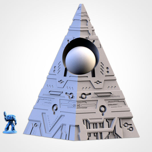 XENO PYRAMIDS 02 Modular Wargaming Space Pharaoh World Terrain by Txarli Factory for Tabletop Wargames