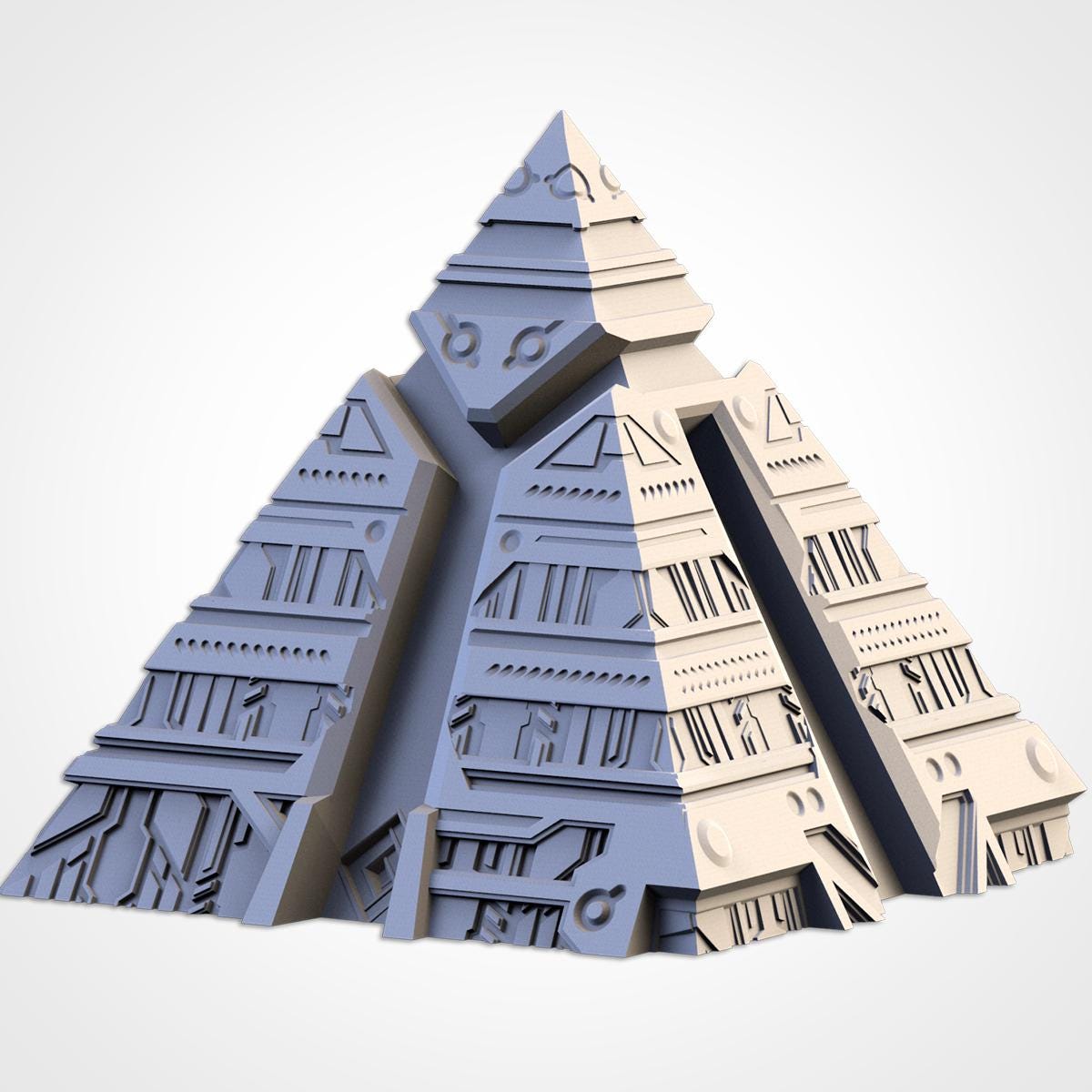 XENO PYRAMIDS 02 Modular Wargaming Space Pharaoh World Terrain by Txarli Factory for Tabletop Wargames