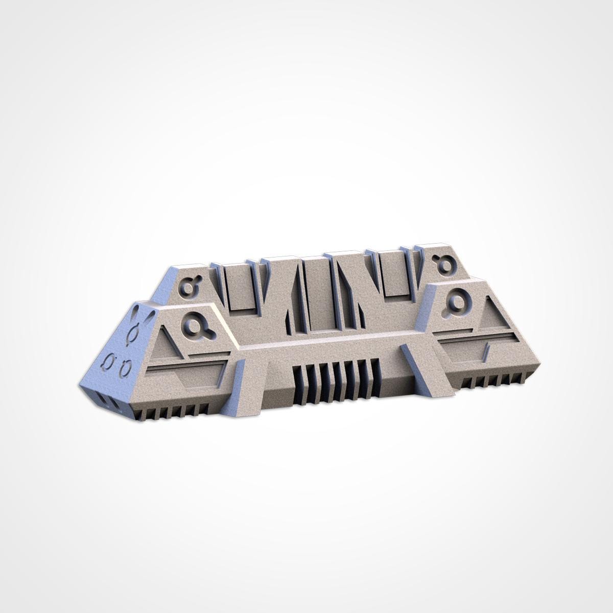 XENO PYRAMIDS 02 Modular Wargaming Space Pharaoh World Terrain by Txarli Factory for Tabletop Wargames