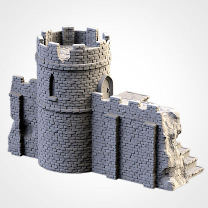 Modular RUINED CASTLE by Txarli Factory Fantasy Terrain Ruined Castle Set, Perfect for Tabletop Wargames