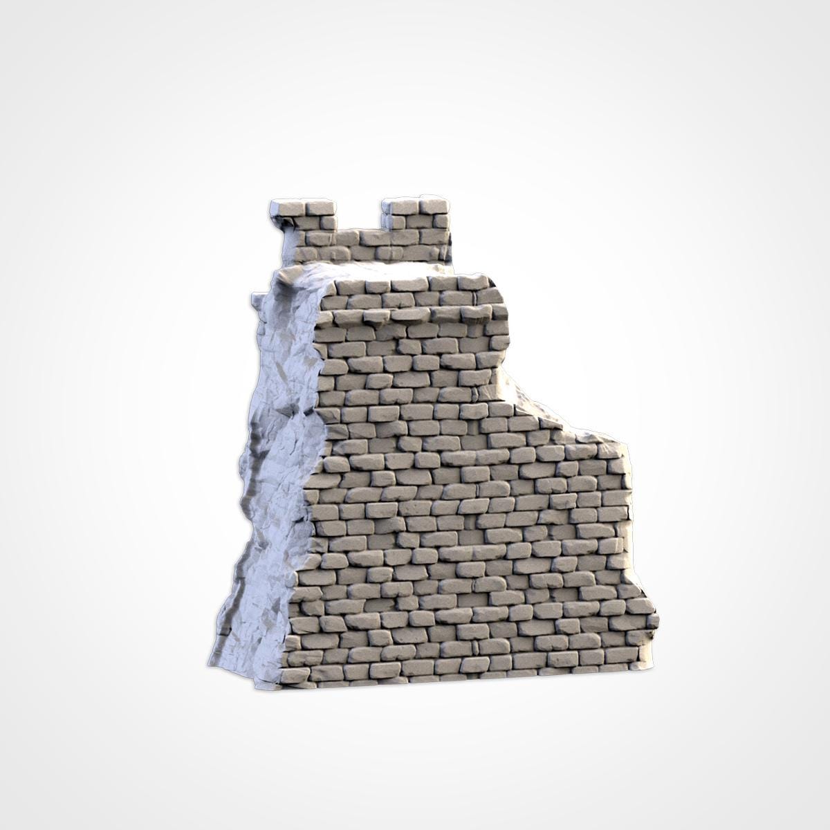 Modular RUINED CASTLE by Txarli Factory Fantasy Terrain Ruined Castle Set, Perfect for Tabletop Wargames