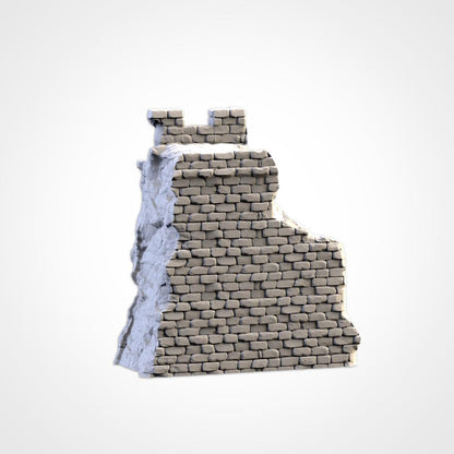 Modular RUINED CASTLE by Txarli Factory Fantasy Terrain Ruined Castle Set, Perfect for Tabletop Wargames