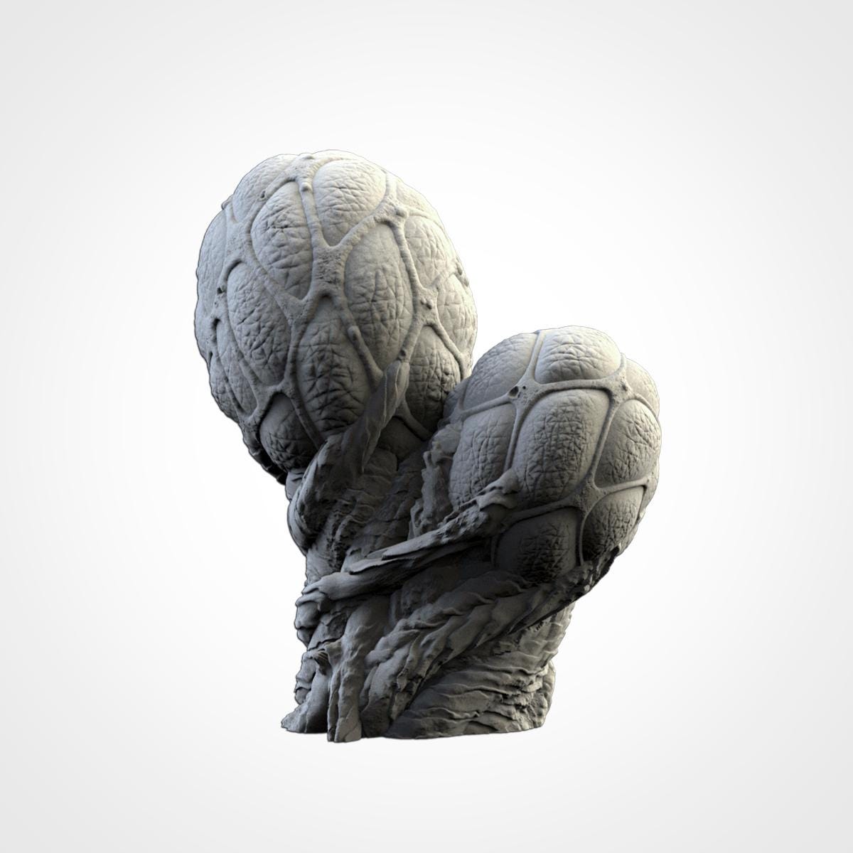 Modular ALIEN PLANTS Txarli Factory Infected Tyranid Building Terrain Cityscape Set, Perfect for Tabletop Wargames