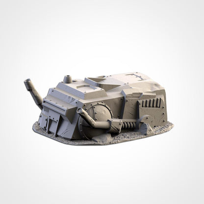 Modular CRASHED ROBOT DOG Txarli Factory Sci-Fi modular Wreckage Set, Perfect for Tabletop Wargames