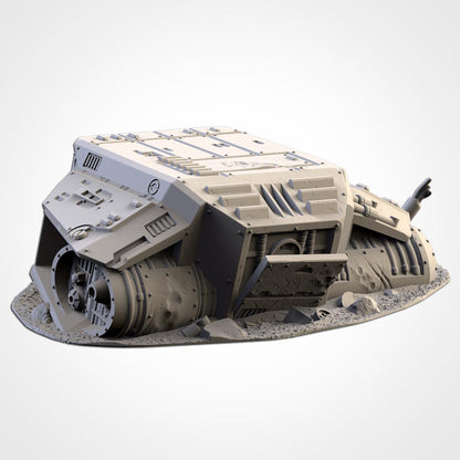 Modular CRASHED ROBOT DOG Txarli Factory Sci-Fi modular Wreckage Set, Perfect for Tabletop Wargames