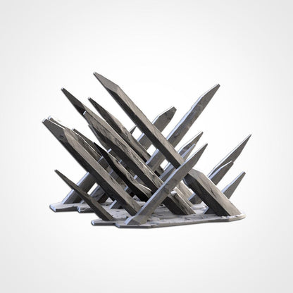 ICE CRYSTAL TERRAIN Modular Wargaming Hill Terrain by Txarli Factory for Tabletop Wargames