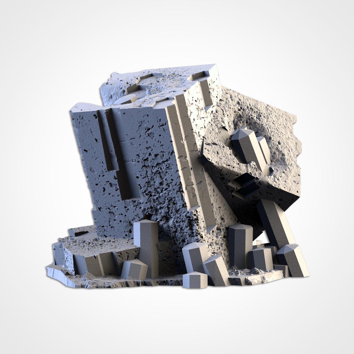 HIGH MOUNTAINS Modular Wargaming Scatter Terrain by Txarli Factory for Tabletop Wargames