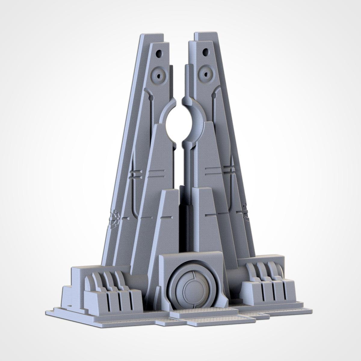 XENOS BUILDINGS 03 Modular Wargaming Sci-Fi World Terrain by Txarli Factory for Tabletop Wargames