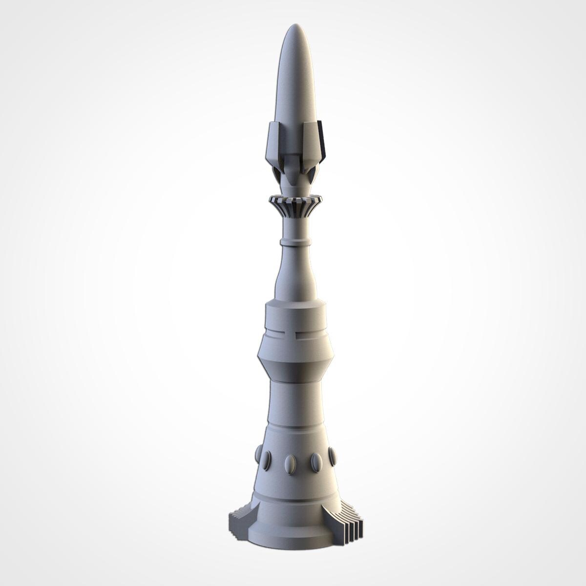 Xenos Buildings Modular Wargaming Sci-Fi World Terrain by Txarli Factory for Tabletop Wargames