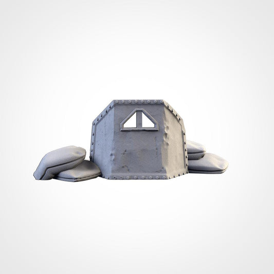 Modular PROVISIONS & CONTAINERS set Txarli Factory Ruined Scatter Terrain Set, Perfect for Tabletop Wargames