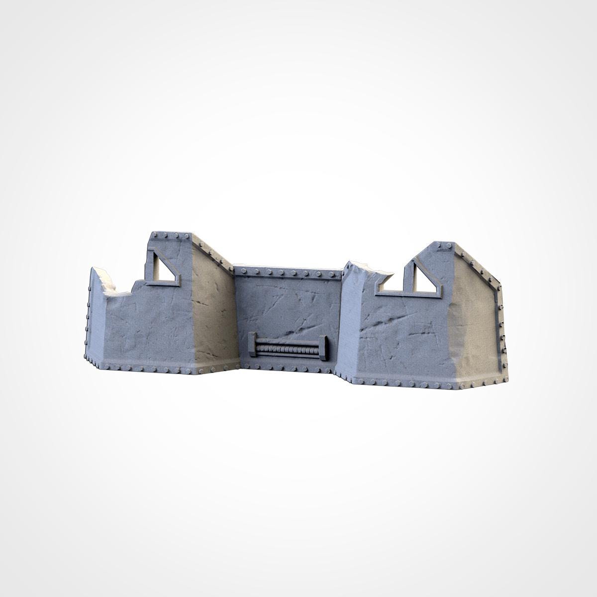 Modular PROVISIONS & CONTAINERS set Txarli Factory Ruined Scatter Terrain Set, Perfect for Tabletop Wargames