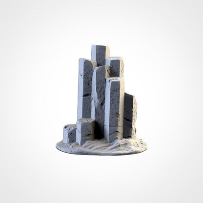 BASALTIC TERRAIN Modular Wargaming Scatter Terrain by Txarli Factory for Tabletop Wargames