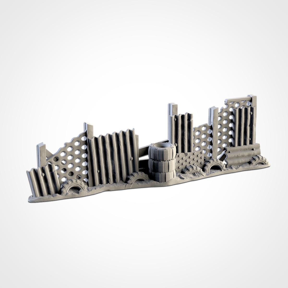 Modular CRASHED PLANES Txarli Factory Sci-Fi modular Wreckage Set, Perfect for Tabletop Wargames