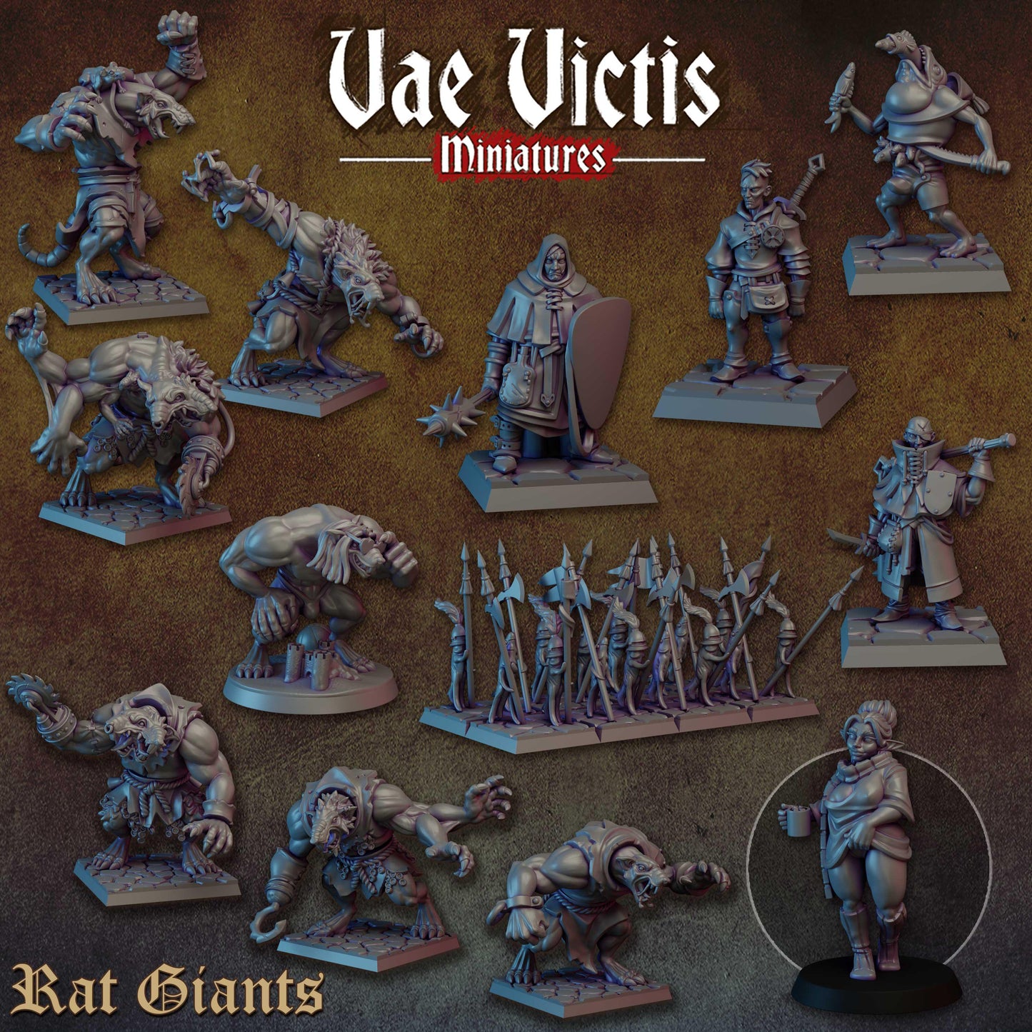 Monopose Mercenaries and Fishfolk, NOVEMBER 2024 RELEASE, Mercenary Miniatures by Vae Victis, perfect for Fantasy Wargames and Tabletop RPGs