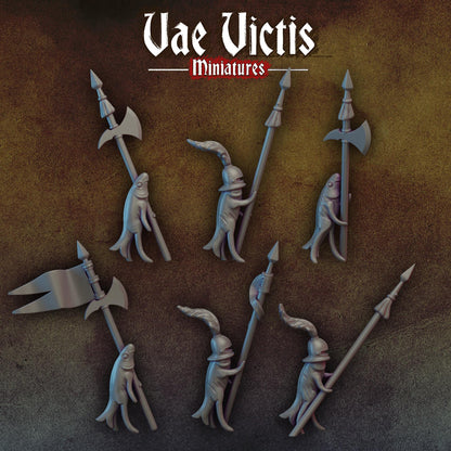 Monopose Mercenaries and Fishfolk, NOVEMBER 2024 RELEASE, Mercenary Miniatures by Vae Victis, perfect for Fantasy Wargames and Tabletop RPGs