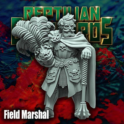 Field Marshal by Reptilian Overlords, Fantasy Wargames Empire Marshal, Fantasy Wargames Empire Captain