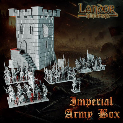 Imperial Starter Box, Modular Landsknecht Empire Starter Army Set by Landor Miniatures! Empire for Fantasy Wargames.