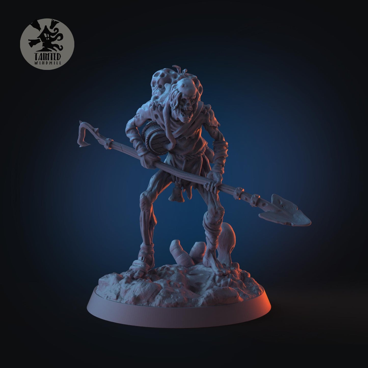 Gardeneer Helpers, Chaotic Heretic Plague Zombies Monopose Miniatures Sculpted by Tainted Windmill for Wargames set in the Grimdark Future
