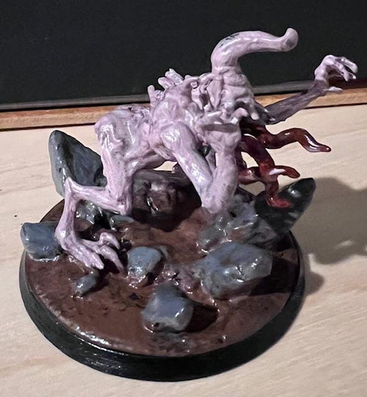 Leech Hound, Chaotic Daemonic Monopose Miniatures Sculpted by Tainted Windmill for Wargames set in the Grimdark Future