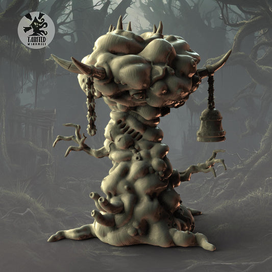 Plague Tree , Chaotic Plagued Terrain Sculpted by Tainted Windmill for Wargames set in the Grimdark Future