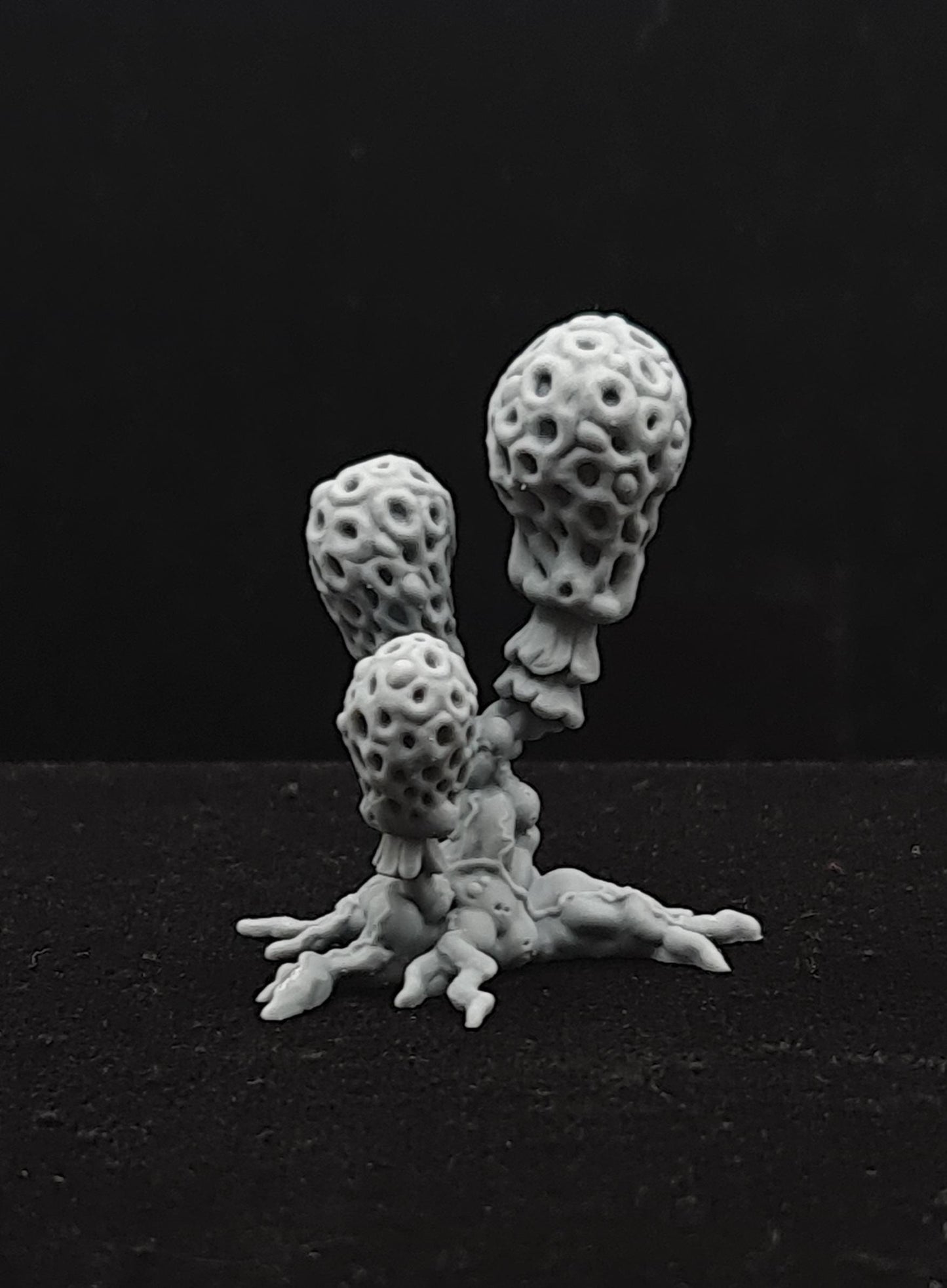 Spore Mushroom Tree , Chaotic Plagued Terrain Sculpted by Tainted Windmill for Wargames set in the Grimdark Future