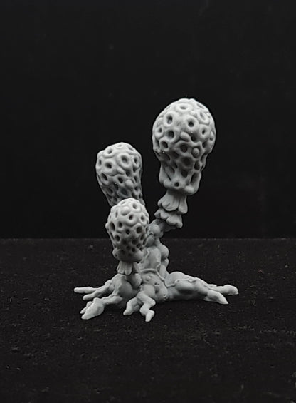 Spore Mushroom Tree , Chaotic Plagued Terrain Sculpted by Tainted Windmill for Wargames set in the Grimdark Future