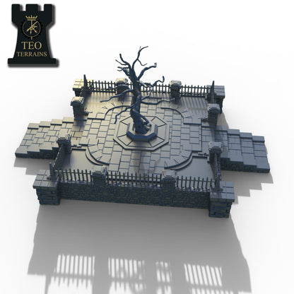 TEO Terrains - Town Plaza, multipart modular Sci-Fi or Fantasy terrain by ThatEvilOne