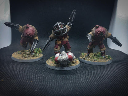 Lunar Auxilia Brutes, Semi-Modular Sci-Fi warriors by ThatEvilOne, Sci-Fi Wargames Proxy, Imperial Auxillia Army