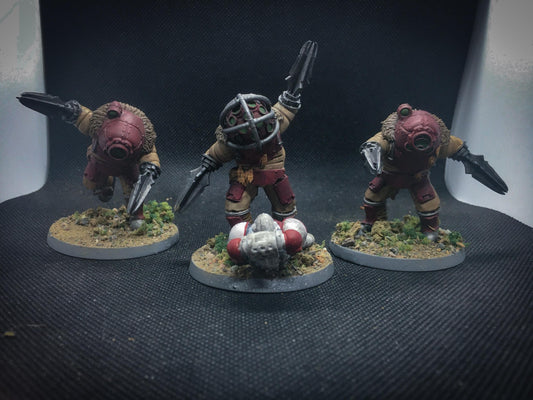 Lunar Auxilia Brutes, Semi-Modular Sci-Fi warriors by ThatEvilOne, Sci-Fi Wargames Proxy, Imperial Auxillia Army