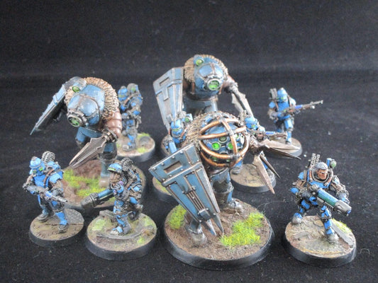 Lunar Auxilia Bruisers, Semi-Modular Sci-Fi warriors by ThatEvilOne, Sci-Fi Wargames Proxy, Imperial Auxillia Army