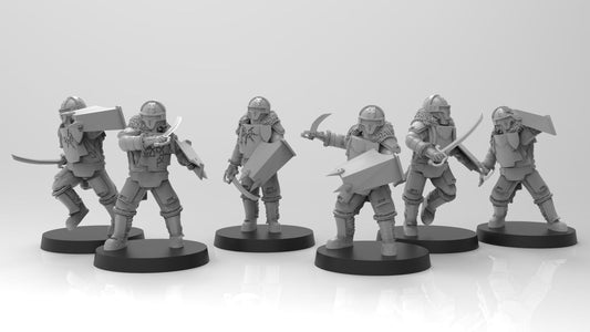 Lunar Auxilia Testudo, Semi-Modular Sci-Fi warriors by ThatEvilOne, Sci-Fi Wargames Proxy, Imperial Auxillia Army