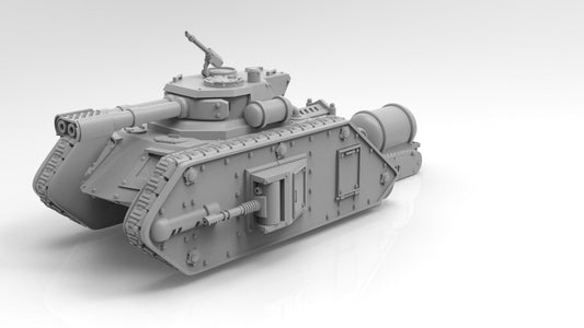Lunar Auxilia Crocodile, Modular Sci-Fi Vehicle by ThatEvilOne, Sci-fi Wargames Proxy, Imperial heretic Auxillia Transport Light Tank