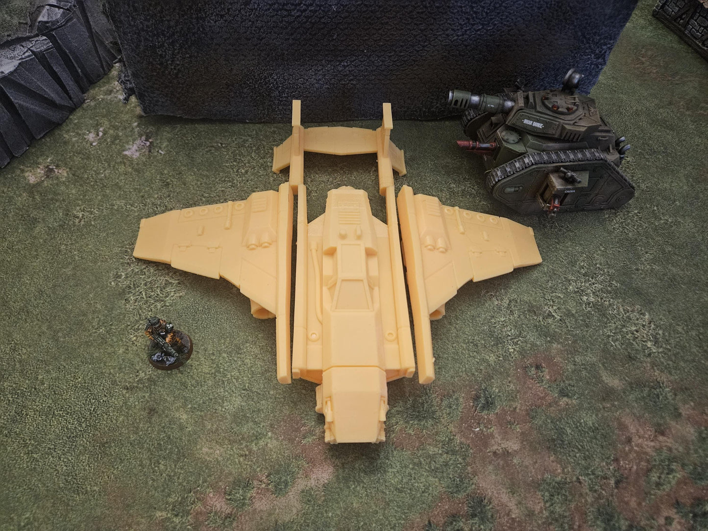 Pegasus Heavy Fighter, Modular Sci-Fi Vehicle by ThatEvilOne, Sci-fi Wargames Proxy
