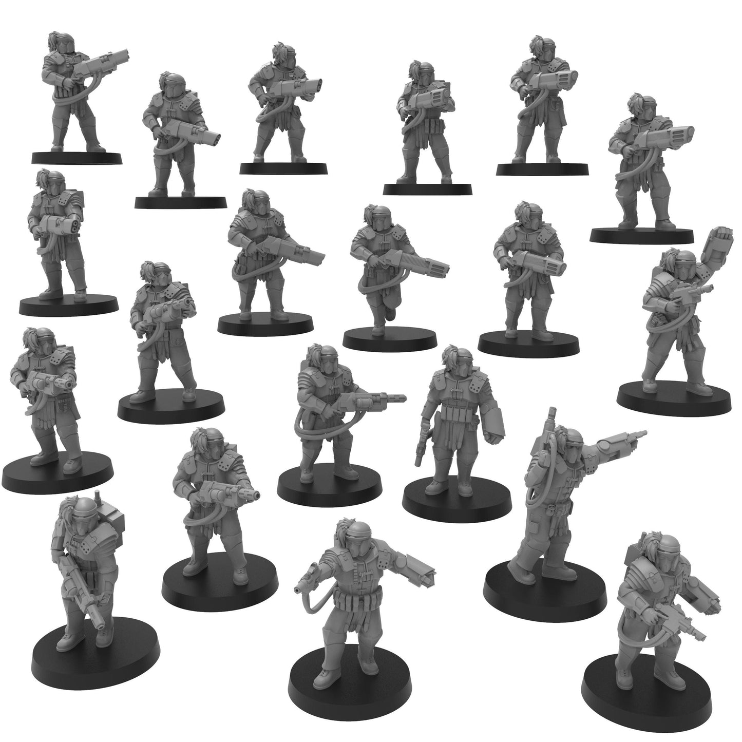Roman Bersegliari Special Weapons, Imperial Guard, monopose Sci-Fi warriors by ThatEvilOne, Sci-fi Wargames Guard Proxy