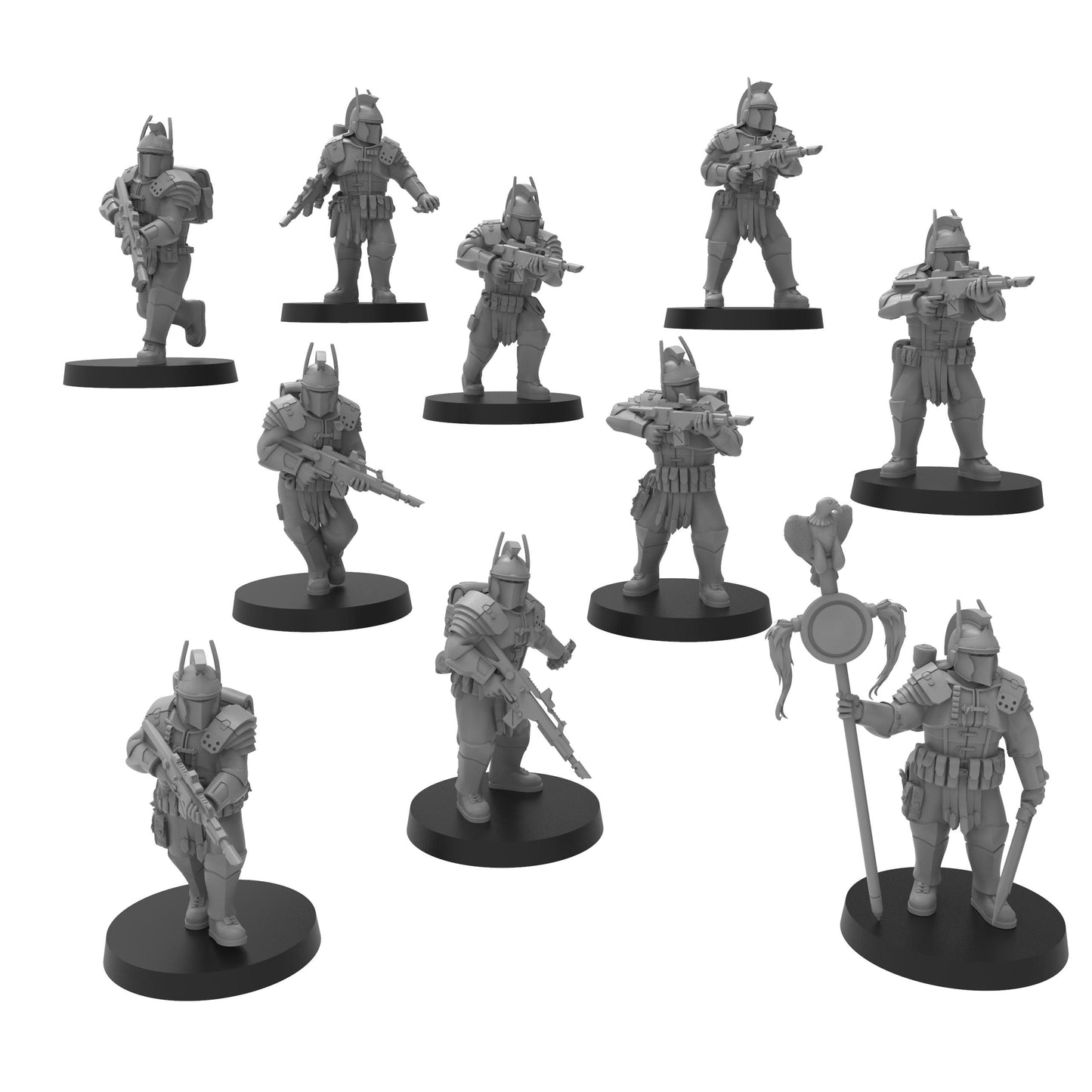 Roman Aquila Grenadiers, Imperial Guard, monopose Sci-Fi warriors by ThatEvilOne, Sci-fi Wargames Guard Proxy