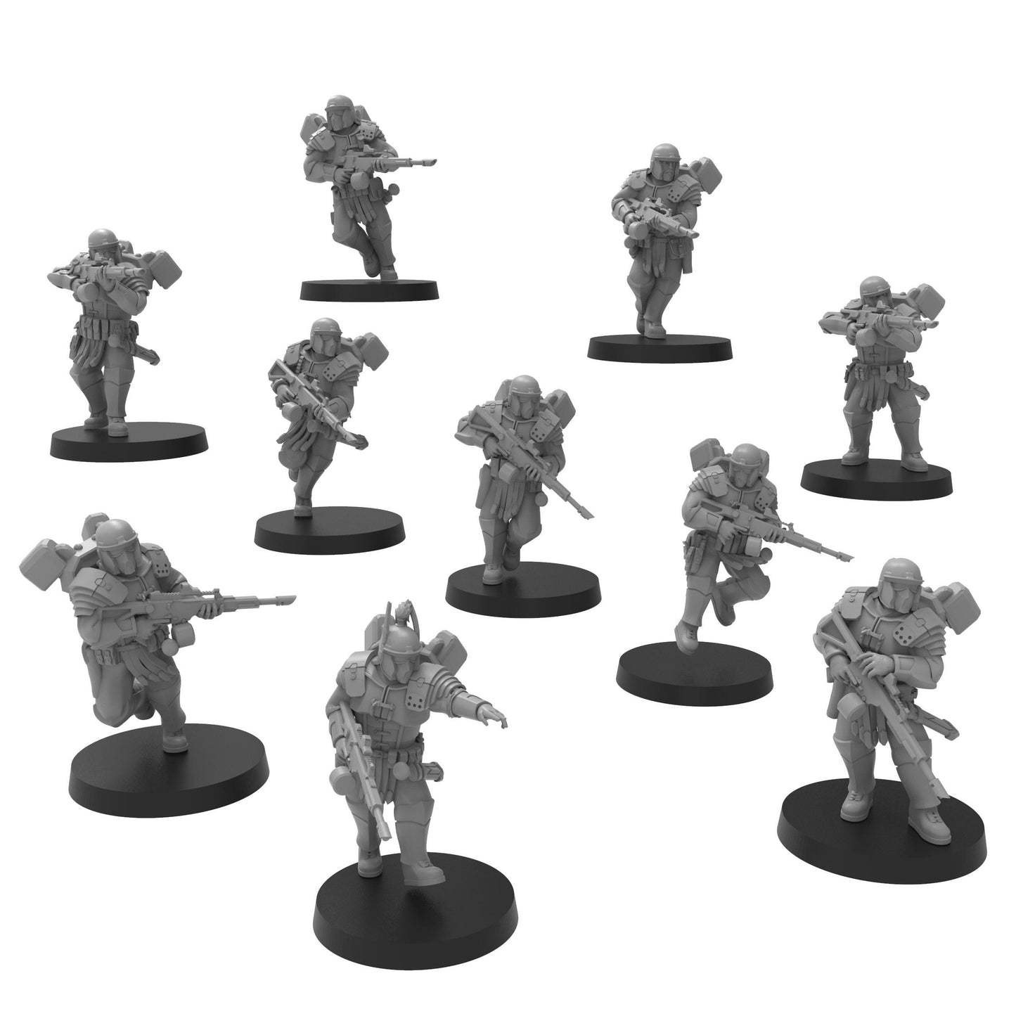 Roman Praetorians, Imperial Guard, monopose Sci-Fi warriors by ThatEvilOne