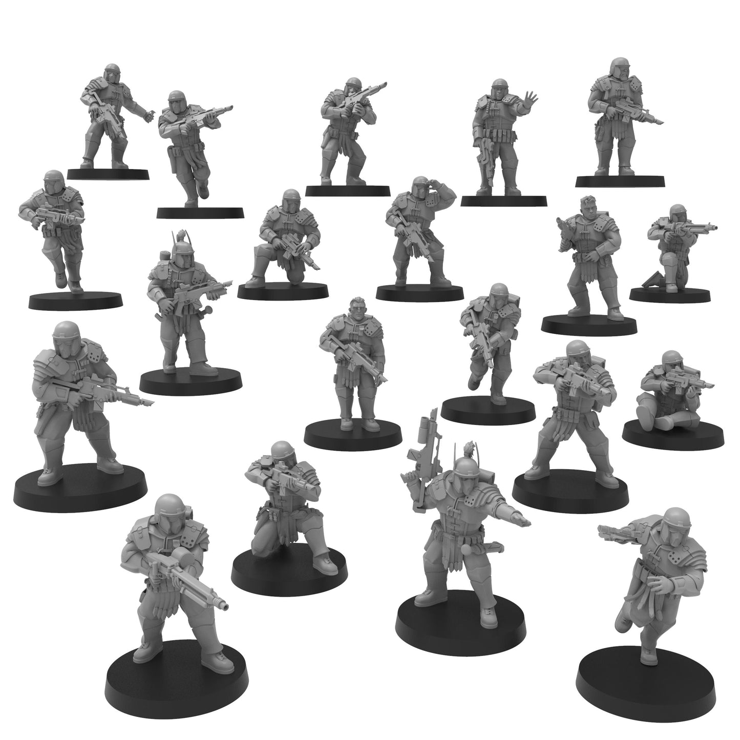 Roman Hastati, Imperial Guard, monopose Sci-Fi warriors by ThatEvilOne, Sci-fi Wargames Guard Proxy,