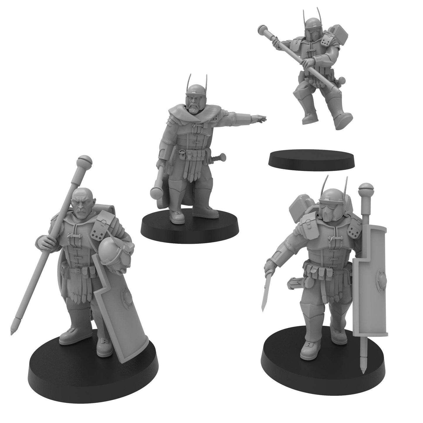 Roman Optio, Imperial Guard, monopose Sci-Fi warriors by ThatEvilOne, Sci-fi Wargames Guard Proxy