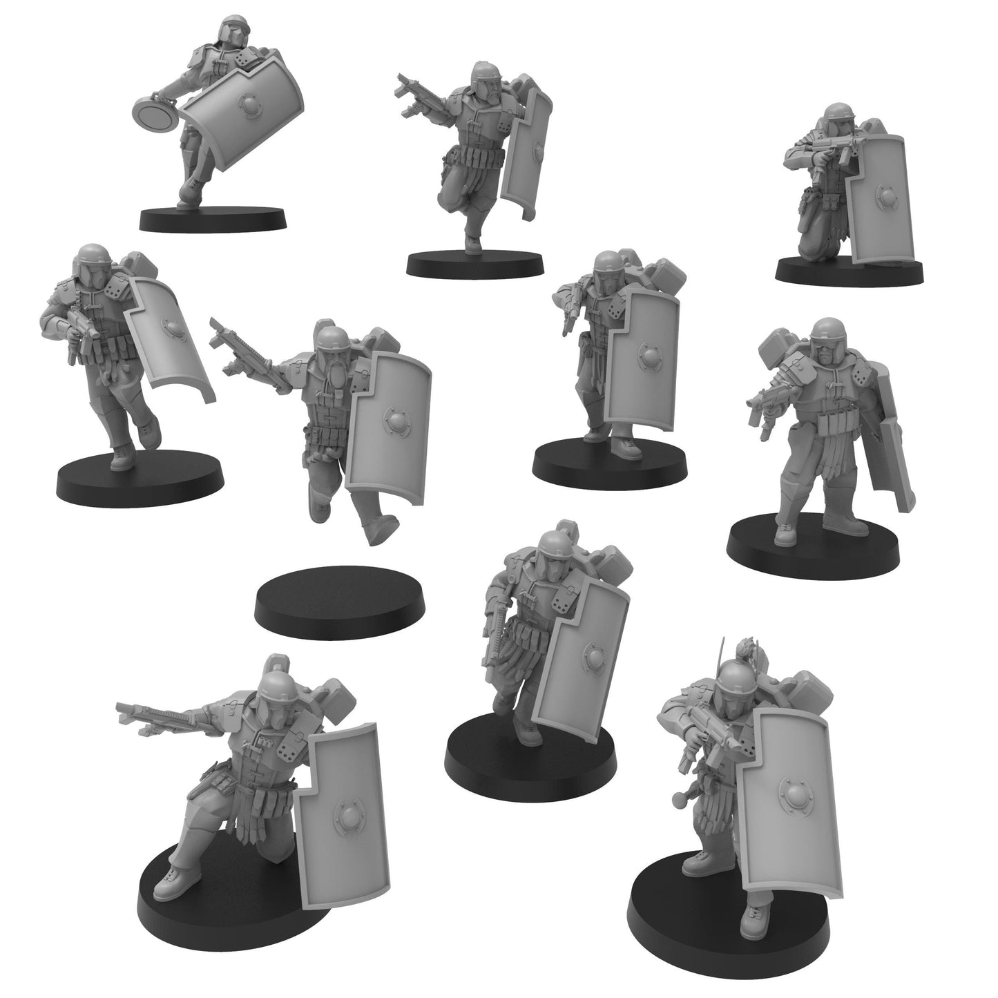 Roman Triarii, Imperial Guard, monopose Sci-Fi warriors by ThatEvilOne, Sci-fi Wargames Guard Proxy