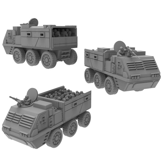 Titus Motorized Transport Truck, Modular Sci-Fi Vehicle by ThatEvilOne, Sci-fi Wargames Proxy, Roman Imperial Auxilia Army Transport