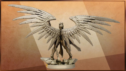 Oriash, Angelic Heroic Miniature for Tabletop Roleplaying games by Codex Universalis