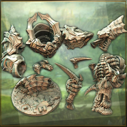 Starforged Archon vs Tyrant Slasher, Epic Clash of Monsters for Tabletop Roleplaying games by Codex Universalis